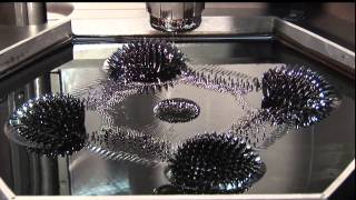 Ferrofluid Display  Programmable Liquid Metal Professional Exhibit [upl. by Sauder182]