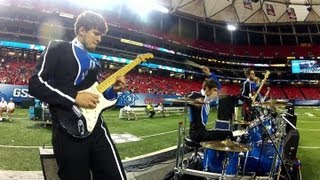 Drumming with the Georgia State Marching Band amp Rock Band 2013 [upl. by Lindsay63]