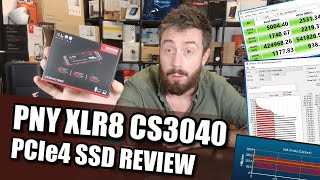 PNY XLR8 CS3040 PCIe4 SSD Review  Still Worth It [upl. by Eecats]