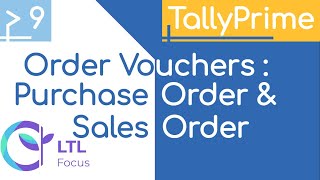 TallyPrime Purchase Order amp Sales Order In Malayalam  Order Outstanding Report [upl. by Noet959]