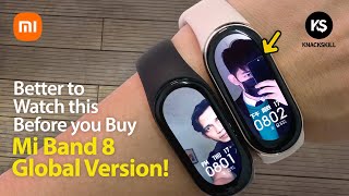 Xiaomi Mi Band 8 vs Mi Band 7  Better to know this before you Buy MB8 Global Version [upl. by Rehsa]