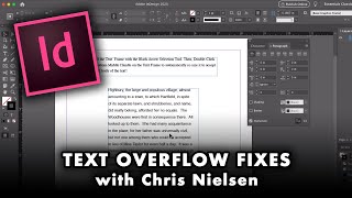 A Quick Fix for Dealing with Text Overflow in InDesign [upl. by Sad598]