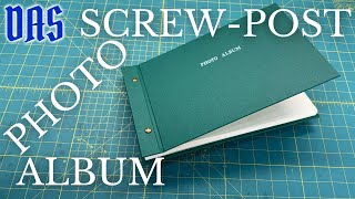 ScrewPost Photo Album  Basic Design  Adventures in Bookbinding [upl. by Carlie]