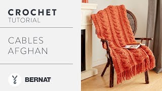 Crochet Cables Afghan [upl. by Aivato]