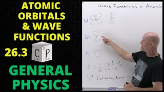 263 Wave Functions and Atomic Orbitals  General Physics [upl. by Hannaj]