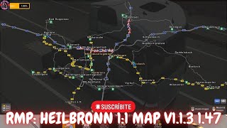 ETS 2 RMP HEILBRONN MAP V147 [upl. by Soloma]