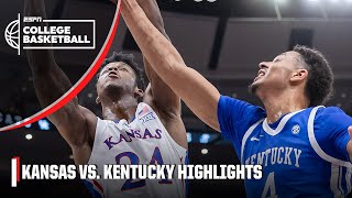 Kansas Jayhawks vs Kentucky Wildcats  Full Game Highlights [upl. by Ssej823]