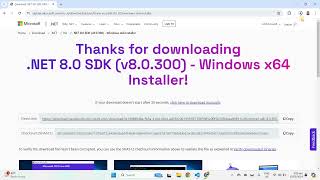 ASP NET Download and Install sdk PART 1 [upl. by Armington111]