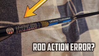 St Croix Legend Tournament Bass Spinning Rod Blank Error [upl. by Esened]