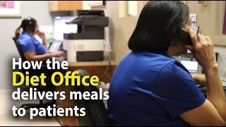 How the Diet Office delivers meals to patients [upl. by Shatzer]