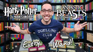 EVERY Fantastic Beasts Wand  Harry Potter Noble Collection [upl. by Oalsecnew]