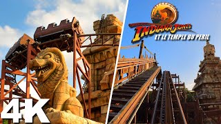 Indiana Jones et le Temple du Péril OnRide 4K POV  Disneyland Paris [upl. by Colbert]