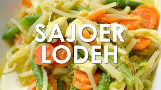 Sajoer Lodeh Recept  heerlijk Indisch gerecht  Indische groente gerechten  De Indische keuken [upl. by Koser]