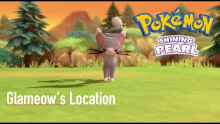 Where to Catch Glameow in Pokemon Shining Pearl [upl. by Anet]