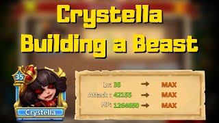 Crystella  Building A BEAST  Castle Clash [upl. by Marline56]