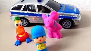 Pocoyo Police Car Unboxing [upl. by Pavel]