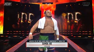 Samoa Joe Entrance  AEW Dynamite December 06 2023 [upl. by Nohtan]