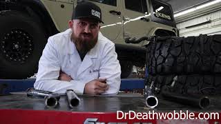 What causes death wobble in the Jeep Wrangler JL [upl. by Ecnaled308]