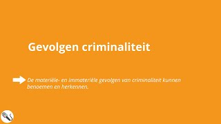 Criminaliteit en Rechtsstaat materiële en immateriële gevolgen [upl. by Nivk598]