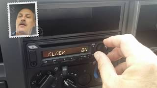 Isuzu FTR Radio Set Clock  How to demonstration on operating the radio  Michael Olden of LeeSmith [upl. by Clovah]