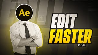 EDIT 10X FASTER in AFTER EFFECTS 🔥  Editing Tips amp Tricks [upl. by Dent297]