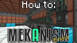 How to Mekanism  The Basics Minecraft 1165 [upl. by Oad]