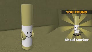 How to find Khaki Marker in Find The Markers Roblox [upl. by Wiles846]