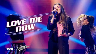 Julot  Love Me Now  Liveshow 1  The Voice van Vlaanderen  VTM [upl. by Anoynek]