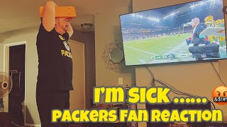 Packers Fan Reaction  I’m Pissed 🤬 [upl. by Direj336]