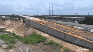 Florida DOT I4 Connector Project TimeLapse [upl. by Draude]