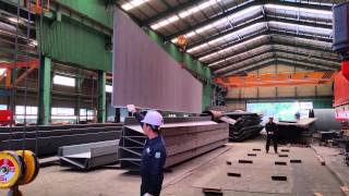 20M 4000TON PRESS BRAKE MACHINE BENDING WORK [upl. by Ydnir]