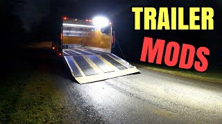 The BEST Snowmobile Trailer MODS [upl. by Shermie]