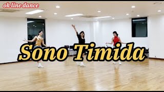 소노 티미다 라인댄스초중급 Sono Timida line dance  BeginnerImprover oklinedance 마포문화원 아현주민센타 회현체육센타 [upl. by Glad788]