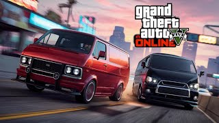 INSEGUIMENTO TRA FURGONI CHI AVRA LA MIGLIORE  GTA5 ONLINE [upl. by Adnorrehs]