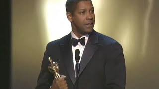 Denzel Washington Wins Best Actor  74th Oscars 2002 [upl. by Trakas319]