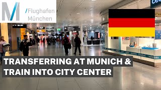 🇩🇪 Munich Airport MUC Arrivals Procedure amp Transfer through Terminal 2 [upl. by Huberty]