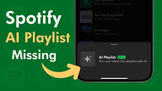 Spotify AI Playlist missing or not showing Youre not alone [upl. by Nara]