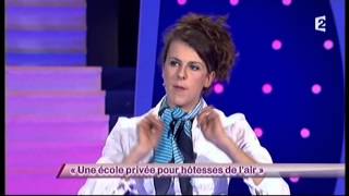 Nicole Ferroni 39 Une école privée pour hôtesses de lair  ONDAR [upl. by Nylsirhc124]