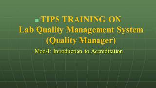 Introduction to NABL Accreditation ISO 17025 LAB QUALITY MANAGEMENT SYSTEM TIPS DrRRLAKHE [upl. by Mechelle]