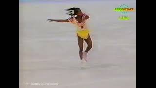 Surya Bonaly  1994 Europeans SP Cries of Beirut  Dana Dragomir [upl. by Roberts]