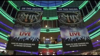 Styx performs on Carnival Cruise Lines [upl. by Odlamur]