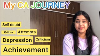 MY CA JOURNEY 55 years of hardwork failures and success cafinaljourney motivational [upl. by Esmerelda]