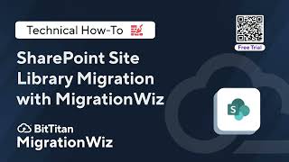 MigrationWiz SharePoint Site Library Migration with a Free Trial [upl. by Nysila]