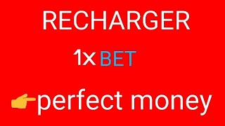 Comment recharger 1xbet avec perfect money [upl. by Garrek]