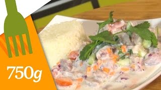 Recette de Poisson cru à la Polynésienne  750g [upl. by Pero359]