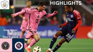 New England Revolution vs Inter Miami CF Soccer Highlights Futbol Soccer Station [upl. by Arym179]