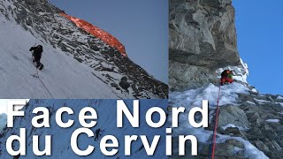 1 Face Nord du Cervin Cervino Matterhorn Voie Franz et Toni Schmid alpinisme montagne [upl. by Siegler]