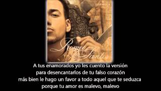 Romeo Santos  Malevo lyric  letra [upl. by Lleda]