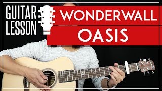 Wonderwall Guitar Tutorial  Oasis Guitar Lesson 🎸 Easy Chords  Guitar Cover [upl. by Andre224]