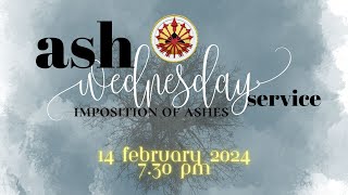 HOLY COMMUNION SERVICE IN ENGLISH  IMPOSITION OF ASHES [upl. by Emmit]